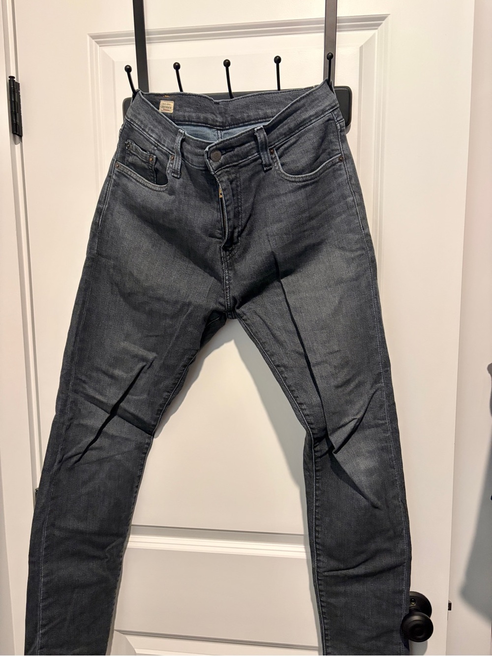 Levi's Men's 512 Slim Taper Jeans in Charcoal Gray